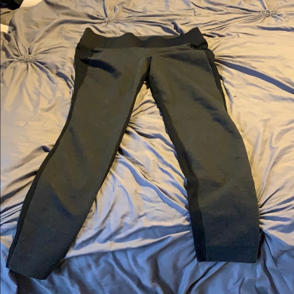 Black dress maternity pants